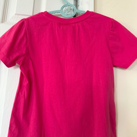 Girls Size 7/8 Hello Kitty Pink Short Sleeve Graphic Tee Shirt - Pre-owned - Picture 2 of 6